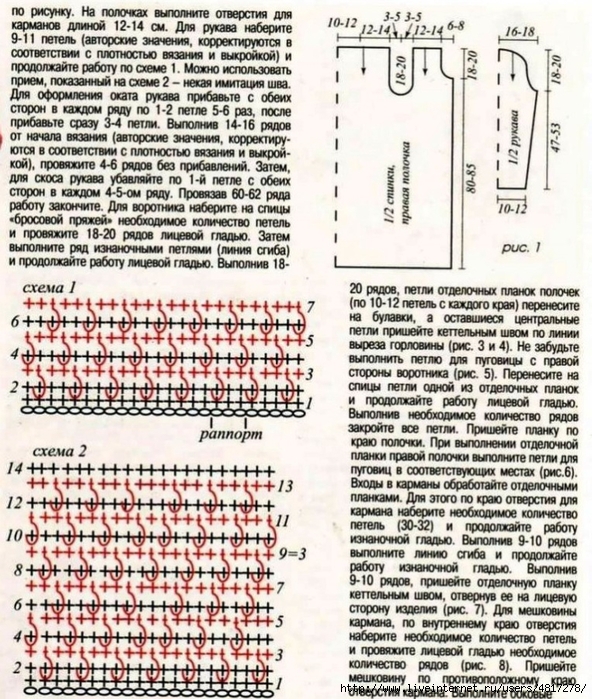 Узор для пальто крючком схема и описание - 85 фото