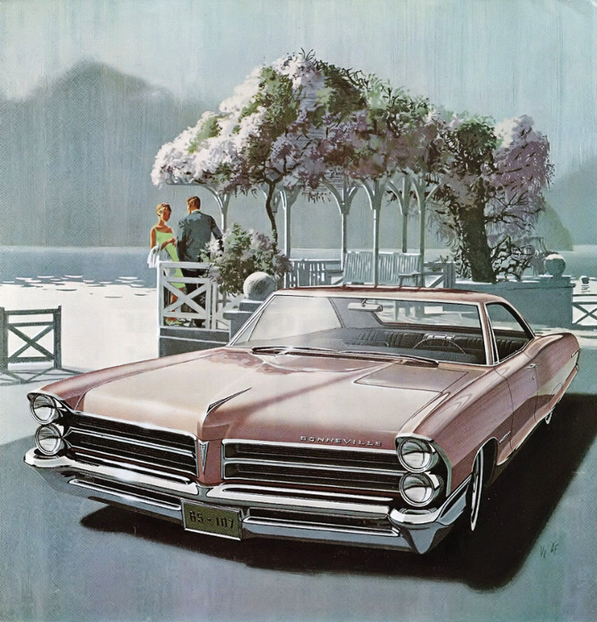 1965_Pontiac_Bonneville_Morning-at-the-Villa-d'Este_by_AF-VK (672x700, 522Kb)