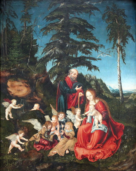 1504 The Rest on The Flight into Egypt. , . 70.7  53 cm.   (556x700, 181Kb)