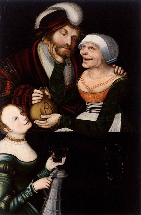 1540- Young Man and Old Woman with a Maid (  -     ) (459x700, 97Kb)