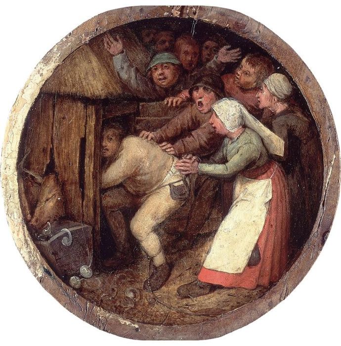 Pieter_Brueghel_the_elder_-_1568_-_The_Drunkard_pushed_into_the_pigsty 2 (690x700, 127Kb)