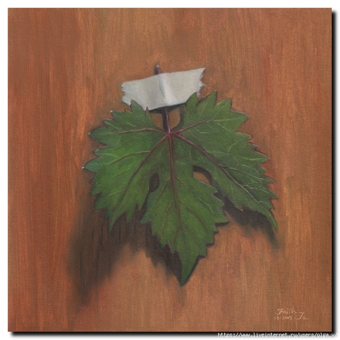 grape-leaf-oil-painting-a-day (700x700, 348Kb)