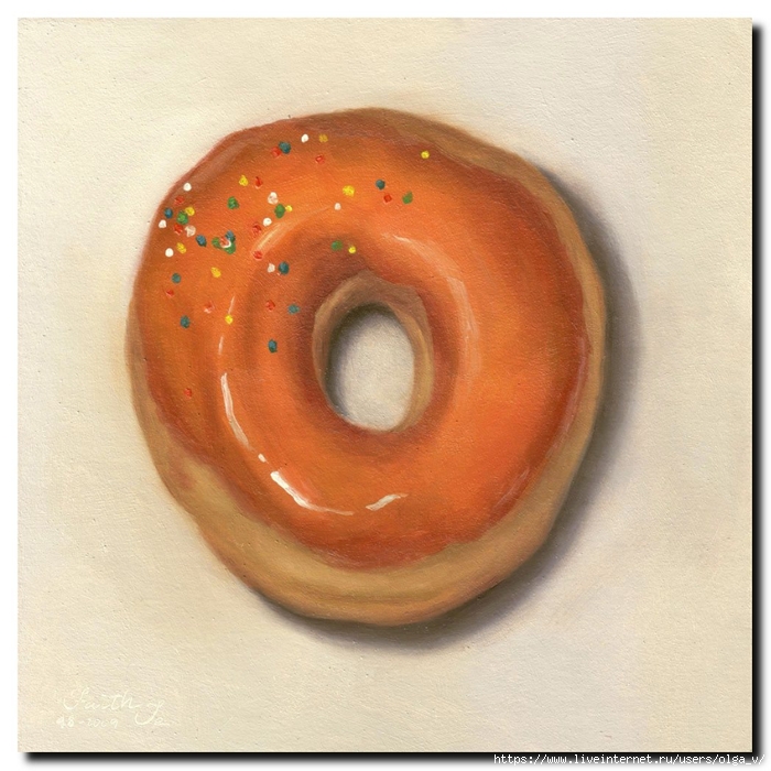 donut-2-oil-painting-a-day (700x700, 331Kb)