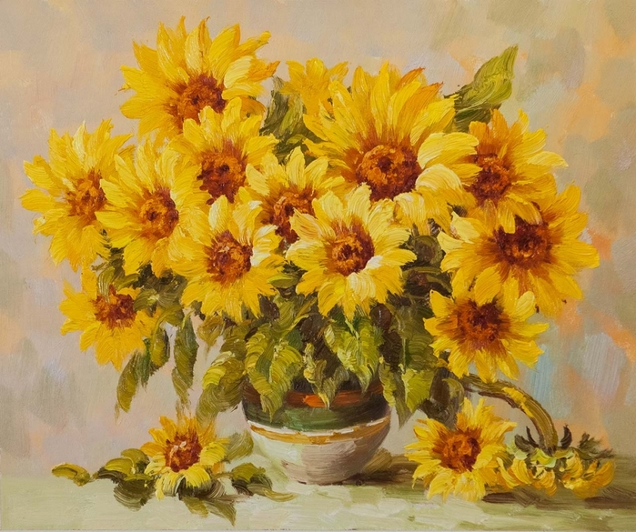 142434704_5756152_vlodarchyk_kartina_maslom_natyurmort_buket_solnechnyh_podsolnuhov_AV180509 (699x585, 467Kb)