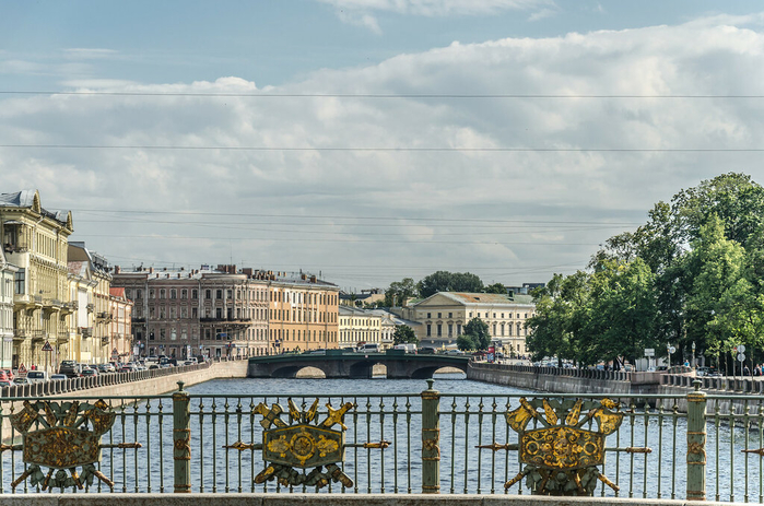 Пантелеймоновский мост в Санкт-Петербурге.  7 (700x463, 403Kb)