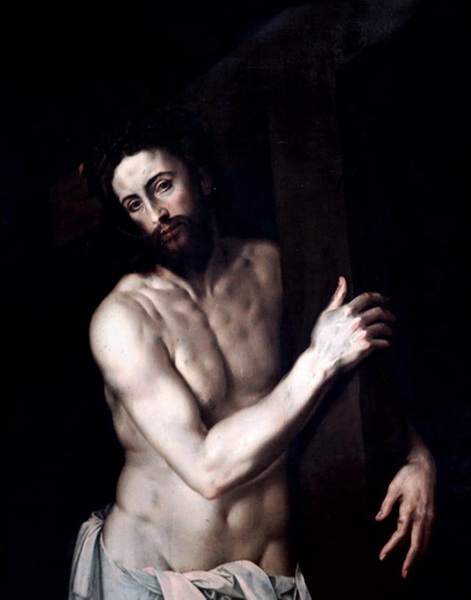 1555 Иисус с крестом (Christ carrying the cross). Douai. Musée de la Chartreuse (471x600, 56Kb)
