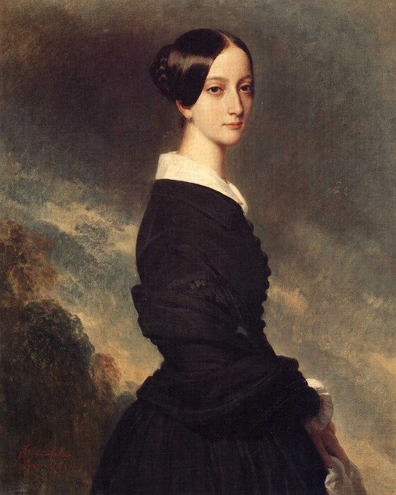 Франсиска Каролина Браганса, принцесса Бразильская, принцесса де Жуанвиль.1844г. (559x699, 99Kb)