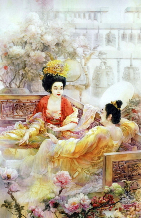 alt="Китайская художница Ji Shuwen"