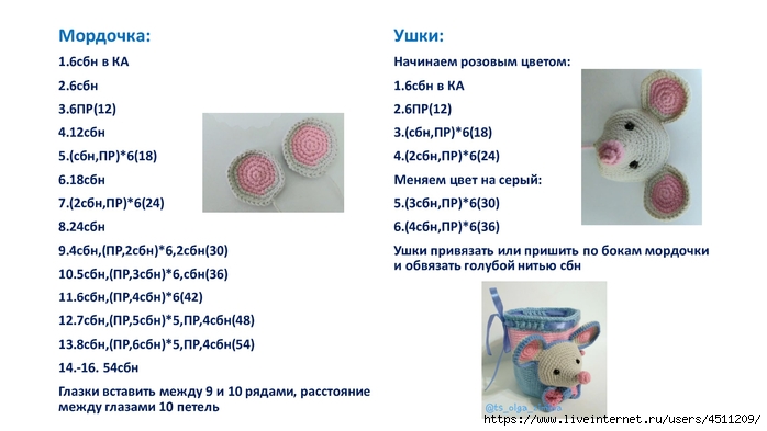 Карандашница крючком схема и описание