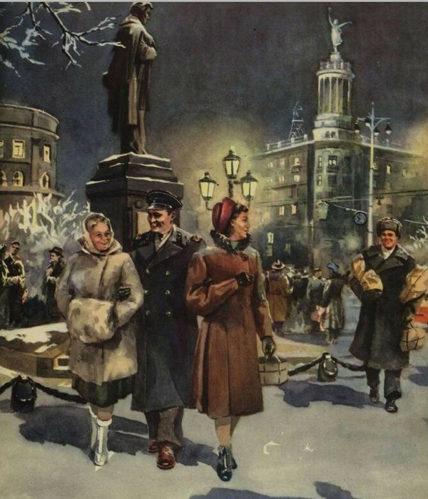 Юрий Петрович Ребров 1929-2002 обложка к журналу Смена1953 (600x700, 391Kb)