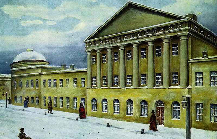 Лермонтов - Здание Московского университетского пансиона, в котором учился М.Ю. Лермонтов. (2) (700x448, 155Kb)