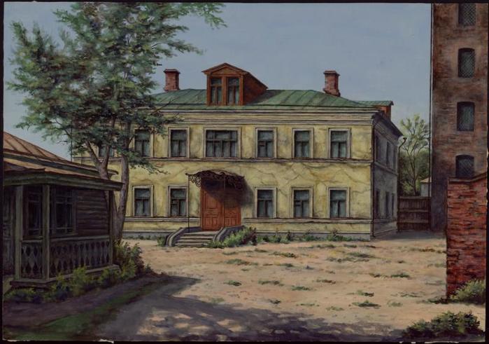 Маяковский - Дом, где жил В.В. Маяковский в 1926-1930 гг. (700x491, 56Kb)