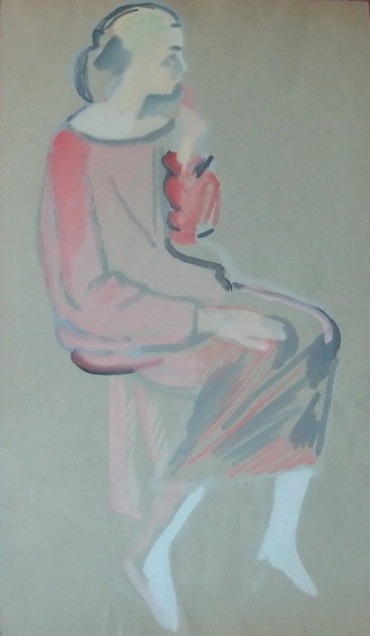   . Portret-zhenyi.-1926-1927. . , .-66  39 .-Sobranie-semi-hudozhnikov. (407x700, 54Kb)