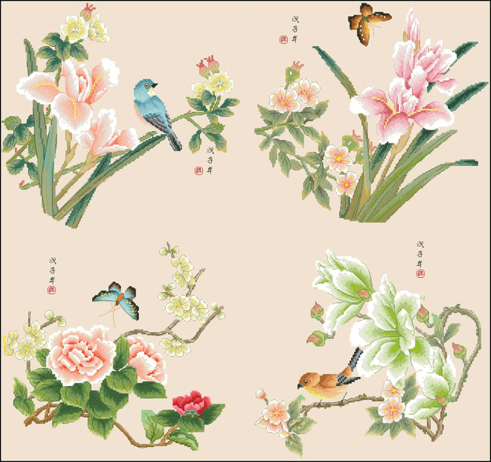 Four_seasons_chinese_style (700x657, 384Kb)