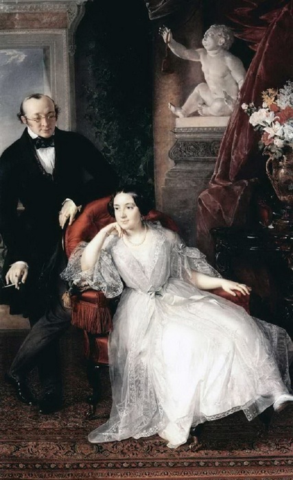 1.        1850 ,     (17761857) Nikolai and Nadezhda Ber Vasily Tropinin (427x700, 105Kb)