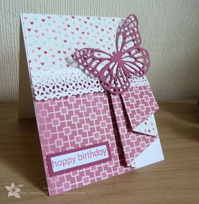 This card uses the _Pleated Skirt Fold_  must find a tutorial although I think I can already see how it was done_ I like how the flip side of the paper was used for the top section_ (390x400, 111Kb)