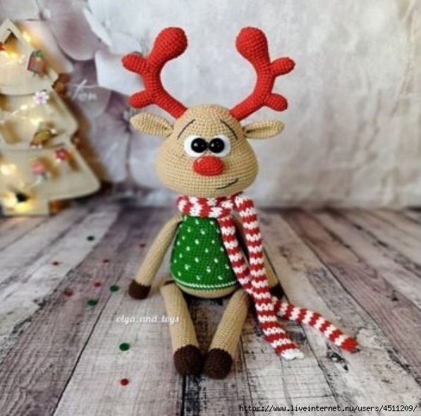 Amigurumi-Reindeer-Free-Crochet-Pattern (597x590, 162Kb)