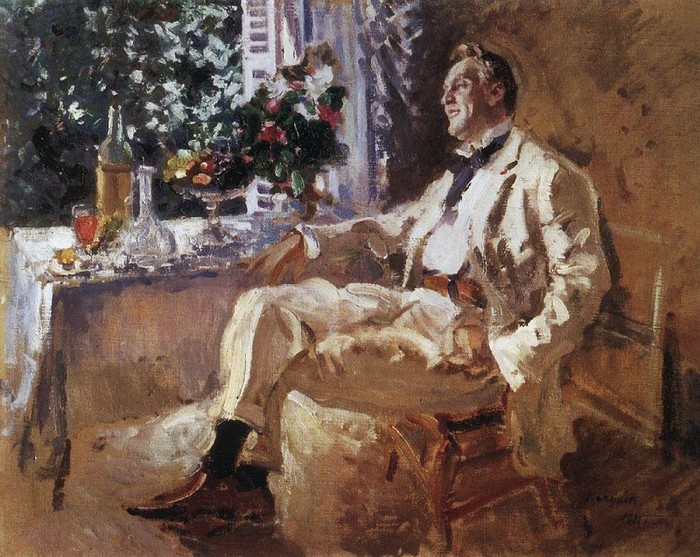 Коровин К. - портрет Шаляпина Ф. И. (700x557, 149Kb)