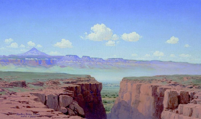 - Canyon scene, Arizona. 1926. (700x414, 261Kb)