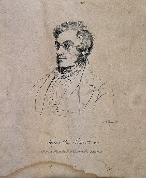 1843 Aquilla Smith. Etching by J. Kirkwood after F. W. Burton, (574x700, 180Kb)