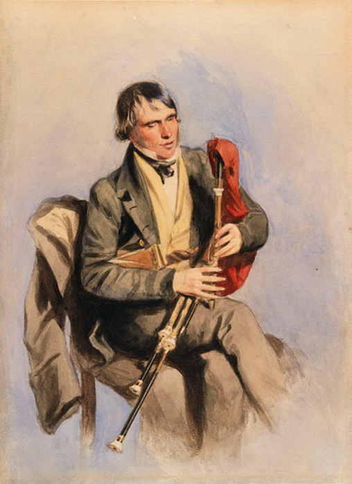 1840- .  , (. 1850), A Galway Piper. , , .  34,3  26 .  (508x700, 102Kb)