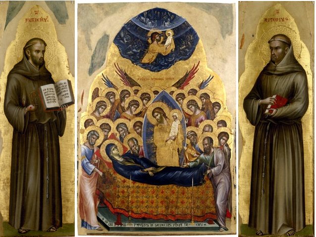 Dormitio Virginis, San Francesco d'Assisi, Sant'Antonio da Padova ... (900x680, 90Kb)