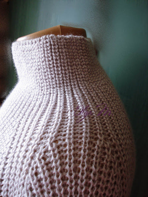 Вязаный свитер с узором «Квадраты»