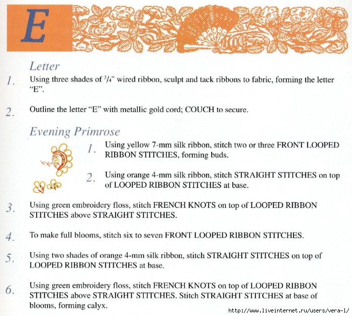 Mary Jo Hiney, Joy Anckner - Ribbon Basics. All The Stitches & Techniques Of Silk Ribbon Work & Embroidery - 1996_31 (700x628, 296Kb)