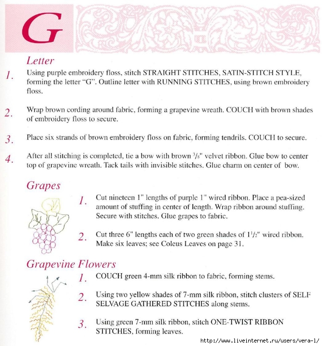 Mary Jo Hiney, Joy Anckner - Ribbon Basics. All The Stitches & Techniques Of Silk Ribbon Work & Embroidery - 1996_39 (651x700, 252Kb)