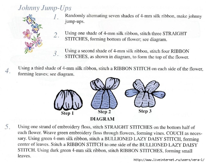 Mary Jo Hiney, Joy Anckner - Ribbon Basics. All The Stitches & Techniques Of Silk Ribbon Work & Embroidery - 1996_53 (700x554, 241Kb)