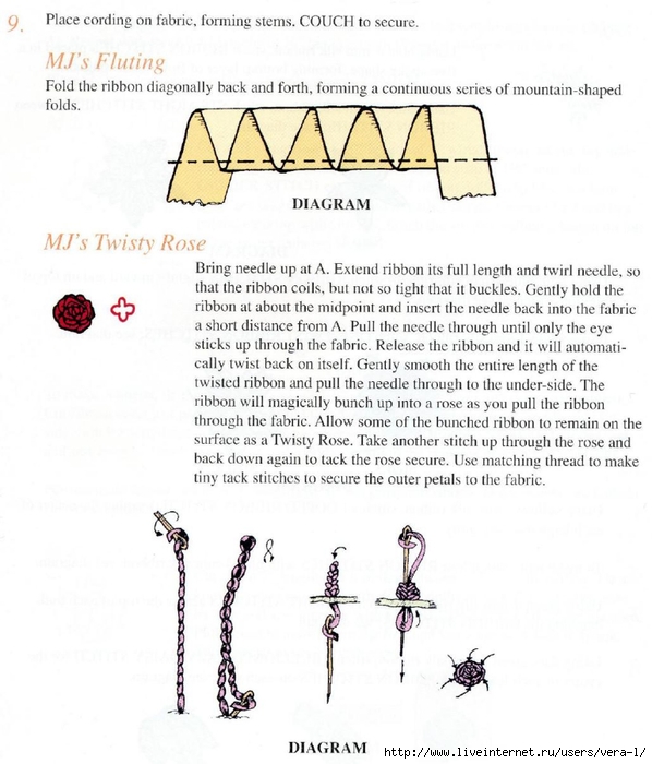 Mary Jo Hiney, Joy Anckner - Ribbon Basics. All The Stitches & Techniques Of Silk Ribbon Work & Embroidery - 1996_68 (598x700, 227Kb)