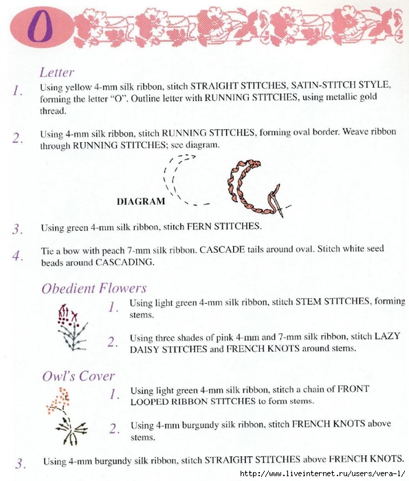 Mary Jo Hiney, Joy Anckner - Ribbon Basics. All The Stitches & Techniques Of Silk Ribbon Work & Embroidery - 1996_74 (595x700, 248Kb)