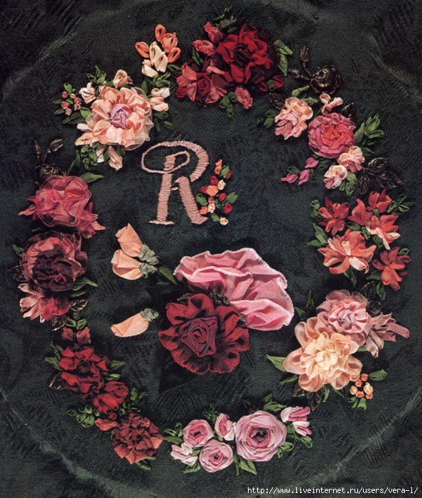 Mary Jo Hiney, Joy Anckner - Ribbon Basics. All The Stitches & Techniques Of Silk Ribbon Work & Embroidery - 1996_86 (594x700, 408Kb)