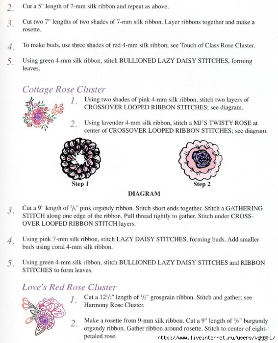 Mary Jo Hiney, Joy Anckner - Ribbon Basics. All The Stitches & Techniques Of Silk Ribbon Work & Embroidery - 1996_92 (567x700, 233Kb)