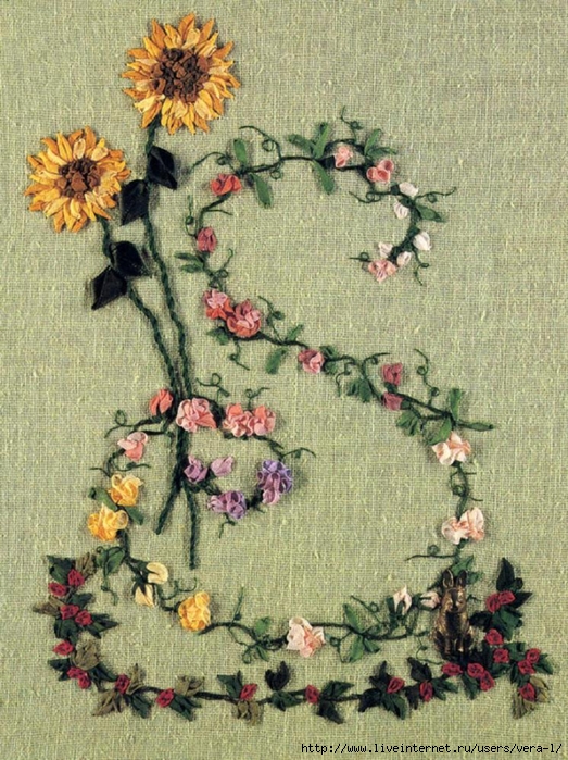 Mary Jo Hiney, Joy Anckner - Ribbon Basics. All The Stitches & Techniques Of Silk Ribbon Work & Embroidery - 1996_94 (523x700, 382Kb)