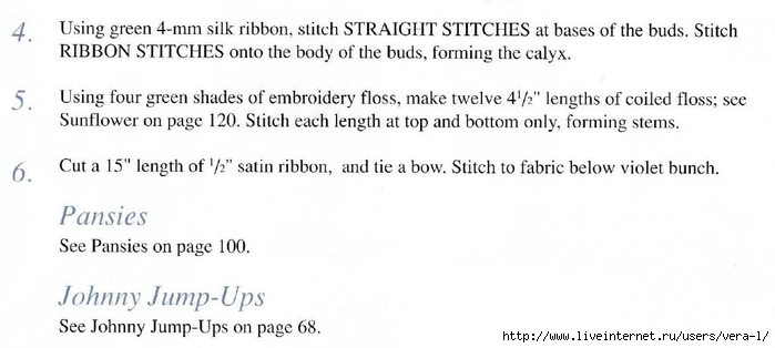 Mary Jo Hiney, Joy Anckner - Ribbon Basics. All The Stitches & Techniques Of Silk Ribbon Work & Embroidery - 1996_112 (700x314, 110Kb)
