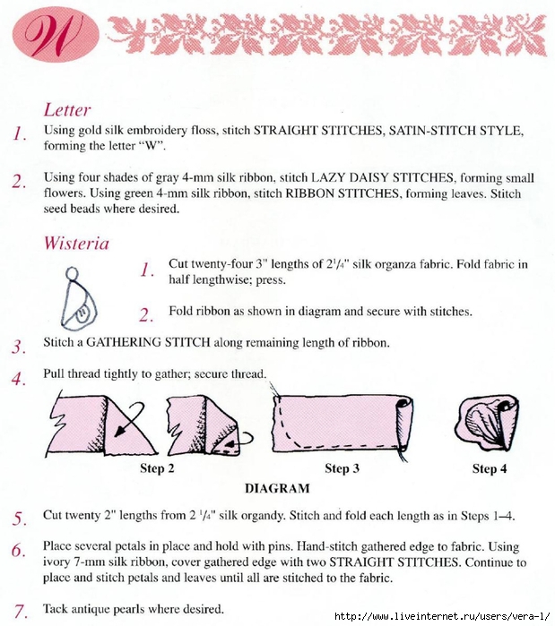 Mary Jo Hiney, Joy Anckner - Ribbon Basics. All The Stitches & Techniques Of Silk Ribbon Work & Embroidery - 1996_115 (619x700, 259Kb)
