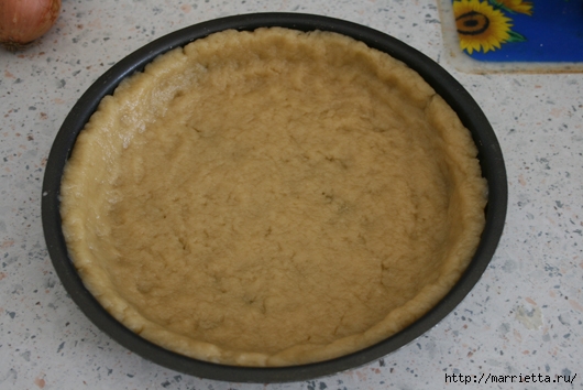 Луковый пирог. Рецепт вкусной выпечки (3) (530x354, 143Kb)