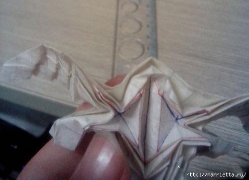 АНГЕЛ из бумаги в технике трехмерное оригами (7) (500x362, 75Kb)