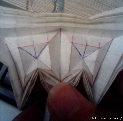 АНГЕЛ из бумаги в технике трехмерное оригами (31) (500x490, 97Kb)