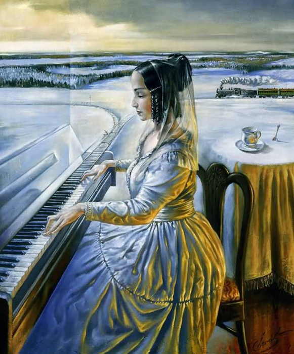 Michael CHEVAL ~ Magic Music - Catherine La Rose (1) (581x700, 431Kb)