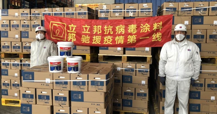 Nippon Paint and Corning Inc have donated RMB 5 million worth of the new coating to hospitals in Chinas Hubei Province (700x367, 308Kb)