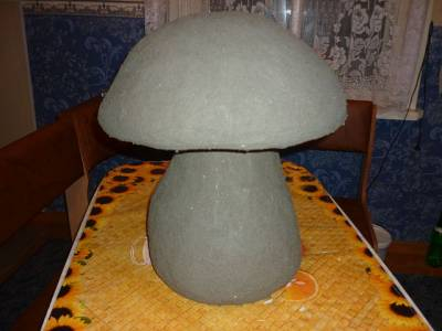 Как сделать грибочки из пенопласта и монтажной пены (25) (400x300, 69Kb)