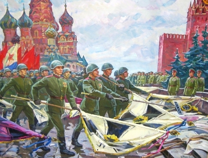 Парад победы картины художников