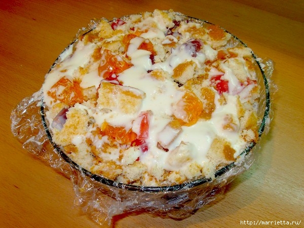 Торт «Битое стекло». Вкусный рецепт (13) (600x450, 207Kb)