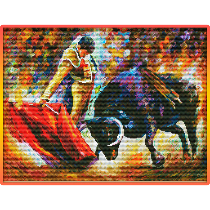 Passion Bullfight (699x700, 799Kb)