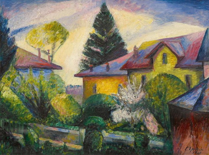 1918 Paysage. , . 48 x 61.5   Koller Auctions,  2017. (700x520, 167Kb)