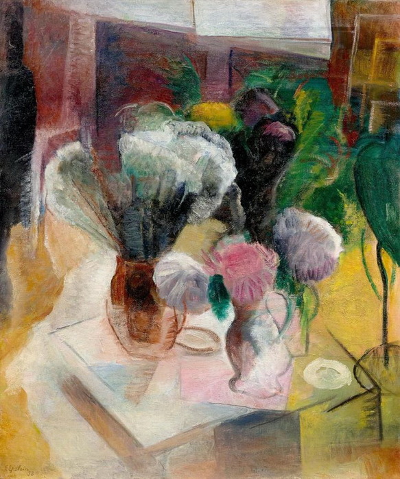 1938 Nature mortes aux vases des fleurs. , . 73 x 60 cm.  Koller Auctions,  2017 (583x700, 174Kb)