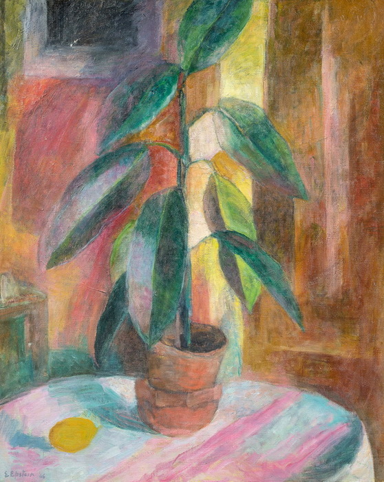 1946 Stillleben mit Zimmerpflanze. , . 73 x 60 cm.  Beurret & Bailly Widmer Auktionen AG, , . 2016 (558x700, 175Kb)