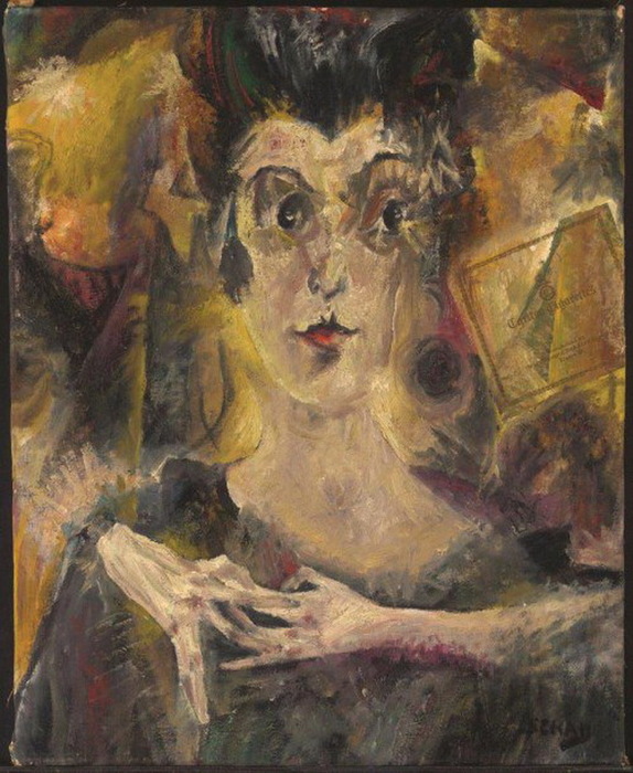  1918   (Christian Schad, 1894-1982).   . , , . 58.7 x 48.6 cm.  (574x700, 147Kb)